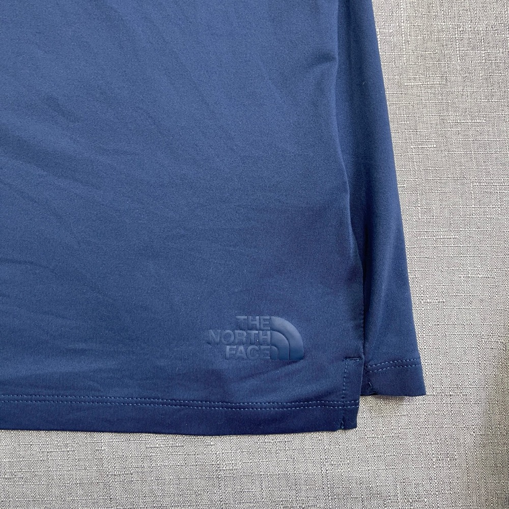 The North Face Dune Sky FlashDry Short Sleeve Polo Mens XL Blue Hiking Active - Picture 4 of 13